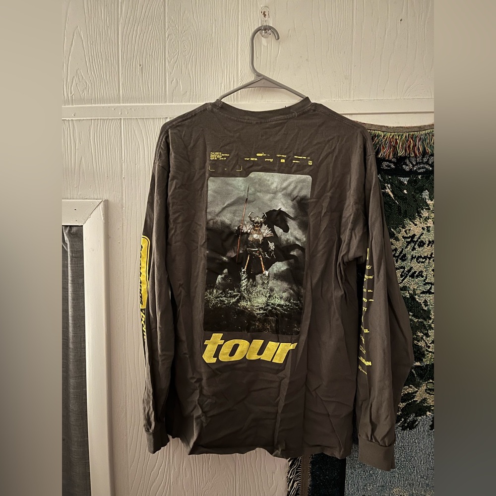 Post Malone long sleeve tour tee, 2019, Grey, Large